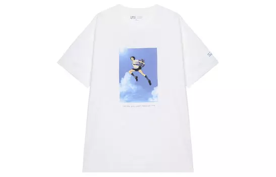 Футболка унисекс белая Uniqlo, белый
