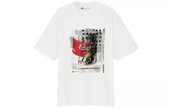 Футболка унисекс белая Uniqlo, белый
