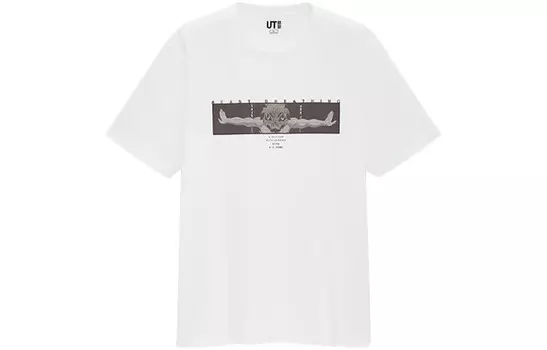 Футболка унисекс белая Uniqlo, белый