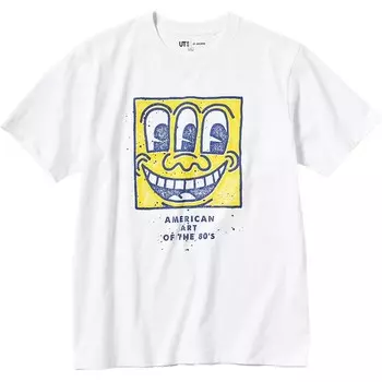 Футболка унисекс белая Uniqlo, белый