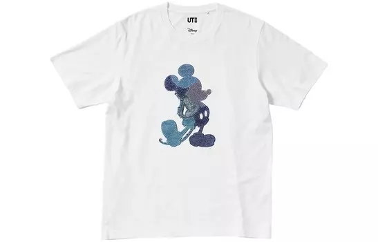 Футболка унисекс белая Uniqlo, белый