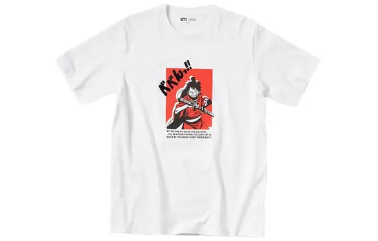 Футболка унисекс белая Uniqlo, белый