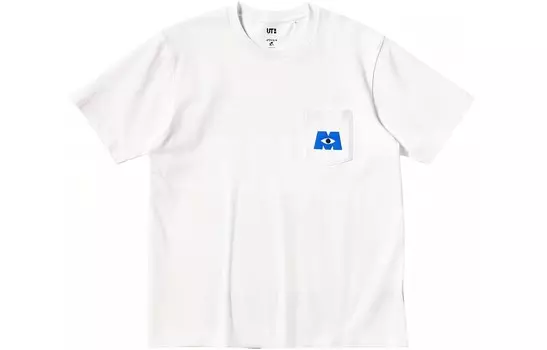 Футболка унисекс белая Uniqlo, белый
