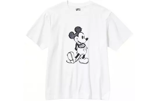 Футболка унисекс белая Uniqlo, белый