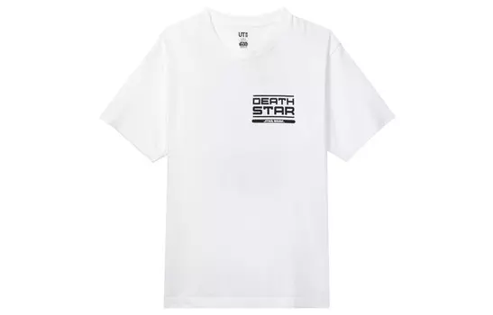 Футболка унисекс белая Uniqlo, белый