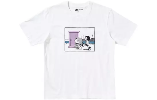 Футболка унисекс белая Uniqlo, белый