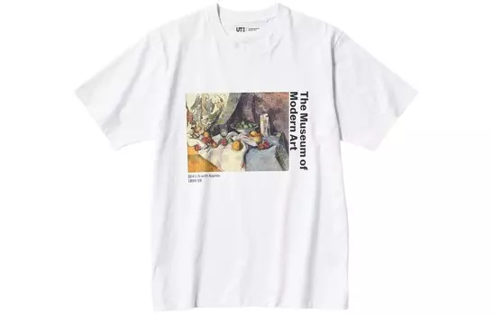 Футболка унисекс белая Uniqlo, белый