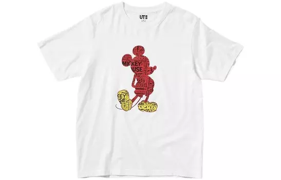 Футболка унисекс белая Uniqlo, белый