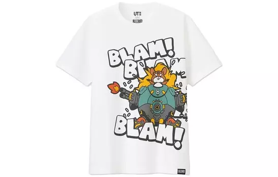 Футболка унисекс белая Uniqlo, белый