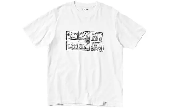 Футболка унисекс белая Uniqlo, белый