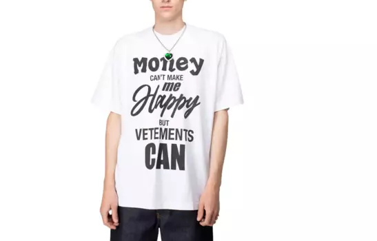 Футболка унисекс белая Vetements, белый