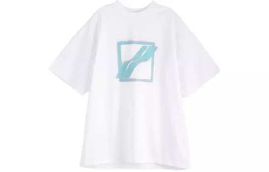 Футболка унисекс белая We11Done, белый