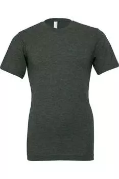 Футболка унисекс BELLA + CANVAS из джерси CVC, цвет heather forest