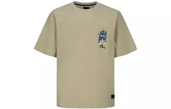 Футболка унисекс бежевая Evisu, цвет Apricot