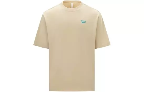 Футболка унисекс бежевая Reebok, цвет Apricot