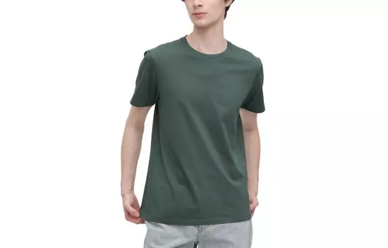 Футболка унисекс бирюзовая Uniqlo, бирюзовый
