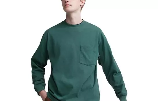 Футболка унисекс бирюзовая Uniqlo, бирюзовый