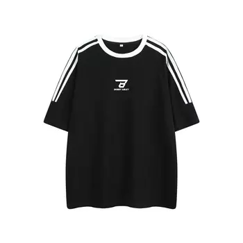 Футболка унисекс BOBBY ABLEY, Абрикос (полная полоса)