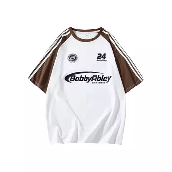 Футболка унисекс BOBBY ABLEY, Черно-белый