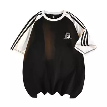 Футболка унисекс BOTH PLAY, Черно-белый