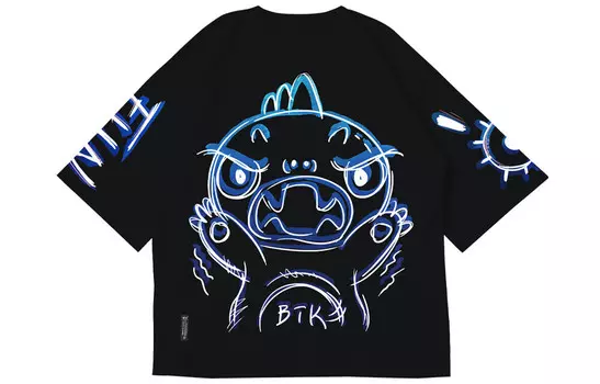 Футболка унисекс Btk, черный