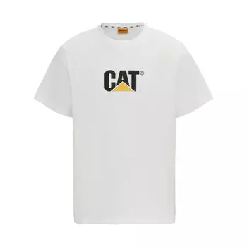 Футболка унисекс CAT, белый