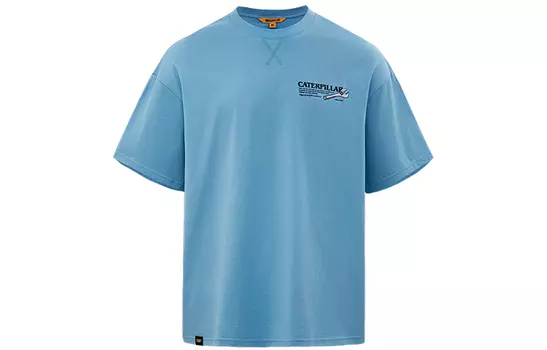 Футболка унисекс CAT, синий