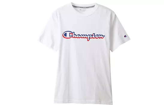 Футболка унисекс Champion, оранжевый/красный