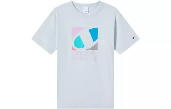 Футболка унисекс Champion, светло-голубой