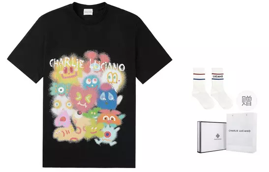 Футболка унисекс Charlie Luciano, черный