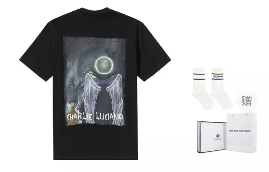 Футболка унисекс Charlie Luciano, черный