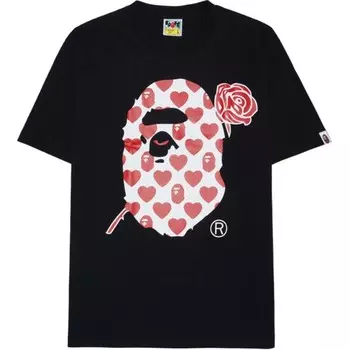 Футболка унисекс черная A Bathing Ape, черный
