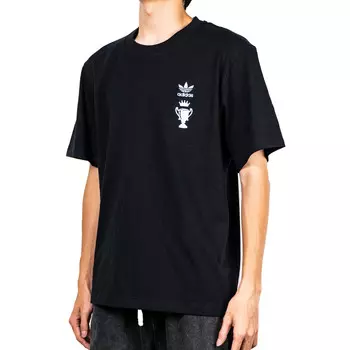 Футболка унисекс черная Adidas Originals, черный