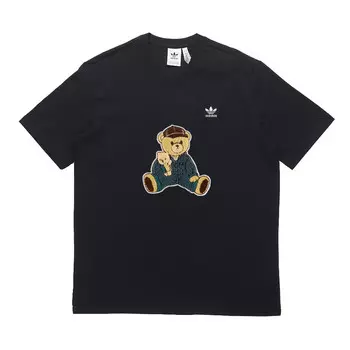 Футболка унисекс черная Adidas Originals, черный