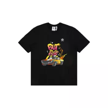 Футболка унисекс черная Adidas Originals, черный