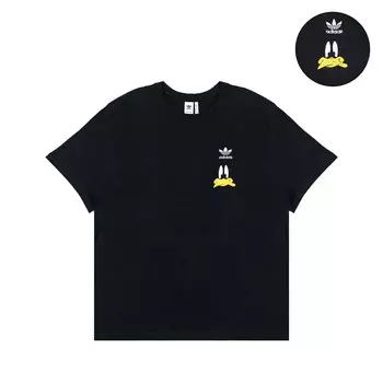 Футболка унисекс черная Adidas Originals, черный