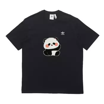 Футболка унисекс черная Adidas Originals, черный