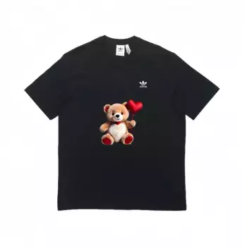 Футболка унисекс черная Adidas Originals, черный