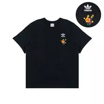 Футболка унисекс черная Adidas Originals, черный