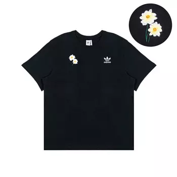 Футболка унисекс черная Adidas Originals, черный