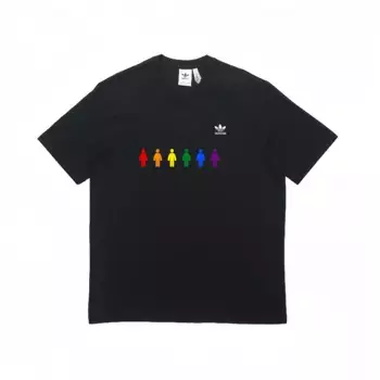 Футболка унисекс черная Adidas Originals, черный