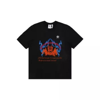 Футболка унисекс черная Adidas Originals, черный