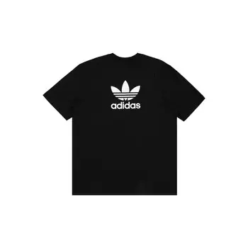 Футболка унисекс черная Adidas Originals, черный