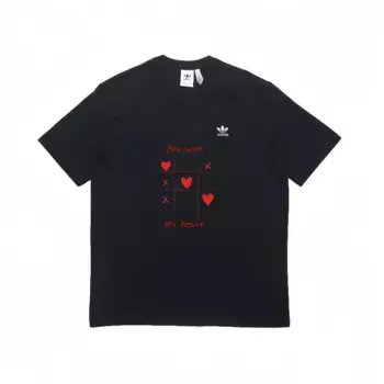 Футболка унисекс черная Adidas Originals, черный