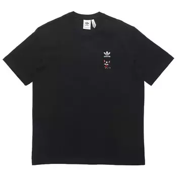 Футболка унисекс черная Adidas Originals, черный