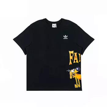 Футболка унисекс черная Adidas Originals, черный