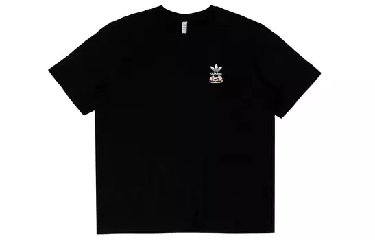 Футболка унисекс черная Adidas Originals, черный