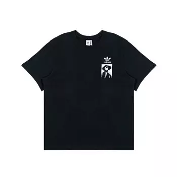 Футболка унисекс черная Adidas Originals, черный