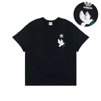 Футболка унисекс черная Adidas Originals, черный