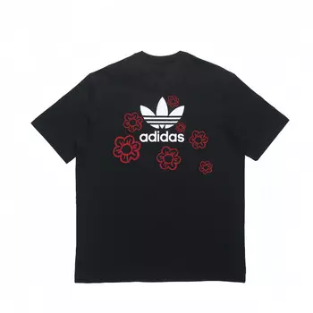 Футболка унисекс черная Adidas Originals, черный